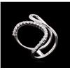 Image 4 : 0.52 ctw Diamond Ring - 14KT White Gold