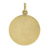 Image 4 : Solid 14k Yellow Gold Detailed Two Towers Medallion Charm Pendant w/ Dual Finish