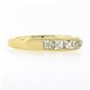 Image 5 : NEW 18k Yellow Gold 1.75 ctw French Cut Channel Diamond Stack Wedding Band Ring
