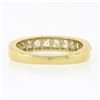 Image 7 : NEW 18k Yellow Gold 1.75 ctw French Cut Channel Diamond Stack Wedding Band Ring