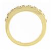 Image 8 : NEW 18k Yellow Gold 1.75 ctw French Cut Channel Diamond Stack Wedding Band Ring