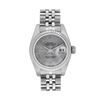 Image 2 : Rolex Ladies Quickset Silver Roman White Gold Bezel With Hidden Clasp Jubilee Ba
