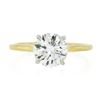Image 5 : New 18K Gold & Platinum GIA 1.51 ctw IDEAL Round Diamond Solitaire Engagement Ri