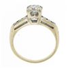 Image 8 : Vintage 14k Gold.70 ctw Old European Diamond Solitaire w/ Accents Engagement Rin