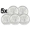 Image 1 : Donald Trump Mugshot Fine Silver Coin BUNDLE (5)