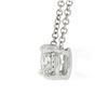 Image 4 : NEW Classic 14k White Gold 0.57 ctw Round Prong Diamond Solitaire Pendant Neckla