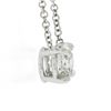 Image 5 : NEW Classic 14k White Gold 0.57 ctw Round Prong Diamond Solitaire Pendant Neckla