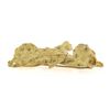 Image 6 : Robert Wander 18K Gold Emerald & Diamond Hand Textured Leopard Cat Brooch Pin