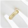 Image 4 : Tiffany & Co. 14k Gold 5.3mm Wide Domed Polished Stackable Wedding Band Ring