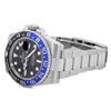 Image 4 : Rolex Mens Stainless Steel Batman GMT Master 2 With Rolex Box And Card