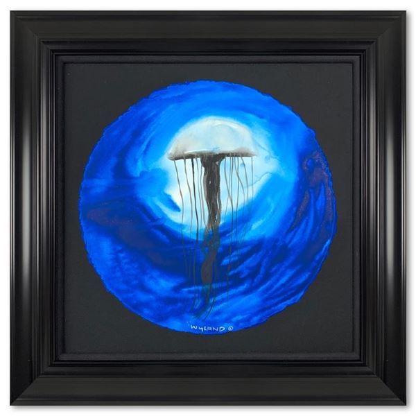 Weightless Blue Jellyfish by Wyland Original