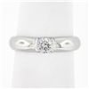 Tiffany & Co. Platinum 0.26 ctw Round Diamond Solitaire Etoile Engagement Ring