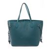 Louis Vuitton Teal Blue Epi Leather Neverfull MM Tote Bag