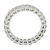 Image 8 : Classic 14k White Gold 1.60 ctw Shared Prong Set Round Diamond Eternity Band Rin