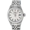 Image 2 : Rolex Ladies Stainless Steel Silver Index 26MM Wristwatch With Jubilee Band