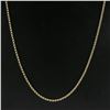 Image 1 : Vintage European 8k Yellow Gold 29.5" Interlocking Rolo Link Chain Necklace