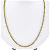 Image 5 : Vintage European 8k Yellow Gold 29.5" Interlocking Rolo Link Chain Necklace