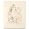 Image 1 : Robert with Mother and Sister by Hibel (1917-2014)