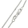 Image 2 : 14k White Gold 1.10 ctw Round & Baguette Diamond Cluster Pendant & 18" Chain