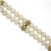 Image 3 : 7" Dual Row Round Cultured Pearl Strand Bracelet w/ 14k Gold Clasp & Bar Spacers