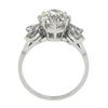 Image 8 : Vintage Platinum 2.58 ctw GIA European Diamond w/ Marquise Accents Engagement Ri