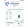 Image 4 : 73.00 ctw Aquamarine and 0.17 ctw Diamond Platinum Pendant