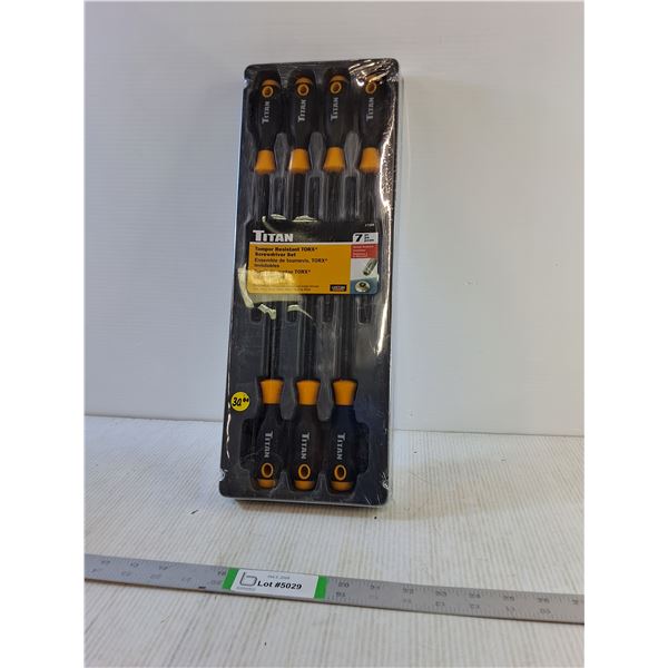 Titan 7 Piece Screwdriver Set