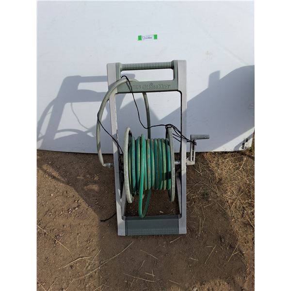 **Ames Hose King Garden Reel with Hose, Unknown Length, Cannot Ship