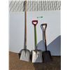 Image 1 : **(3) Wood & Metal Shovels Up to 5 Ft, Cannot Ship