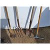 Image 2 : **(3) Gardening Tools & Squeegee Up to 53.5", Cannot Ship