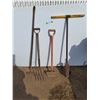 Image 1 : **Postmaul & (3) Gardening Tools Up to 52.5" Tall, Cannot Ship