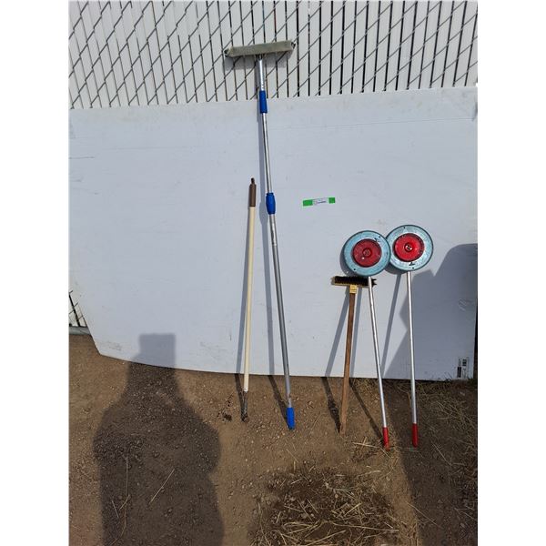 **Reflective Ground Markers, Adjustable Squeegee Up to Approx. 7 Ft, Misc. Cannot Ship