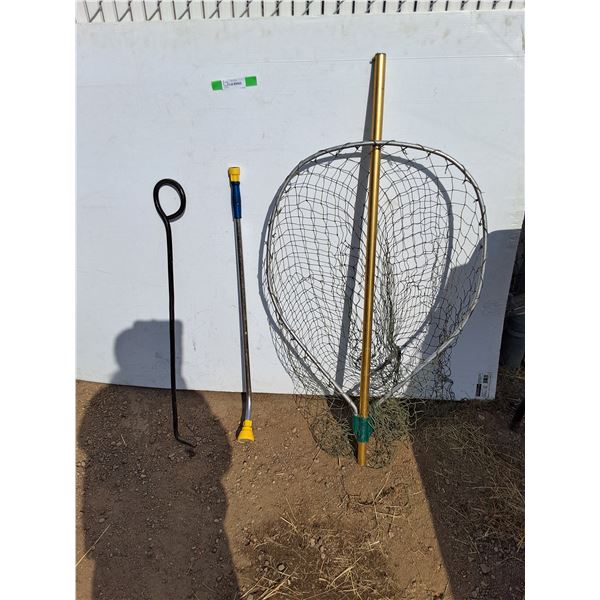 Fishing Net 24.5" Diameter, Water Wand, Fire Poker, Cannot Ship