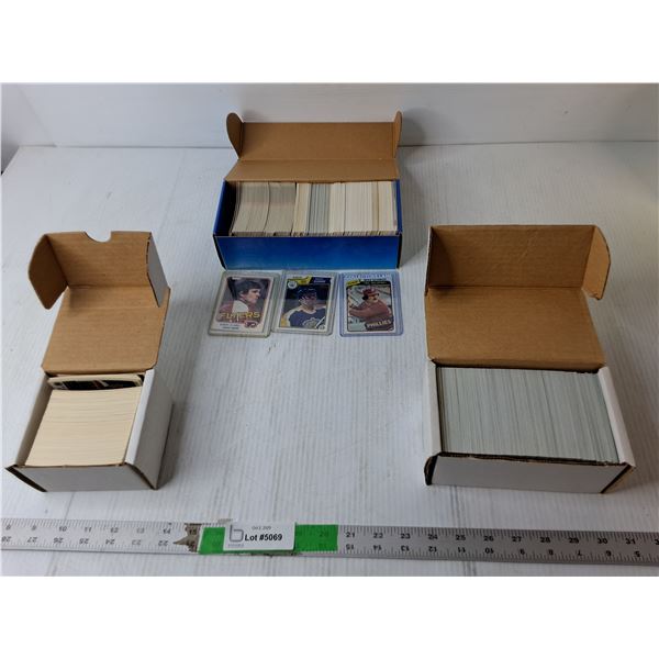 (3) NHL Card Sets- O-Pee-Chee 1991/92 & 2003/04 & MLB Cards, Cannot Authenticate