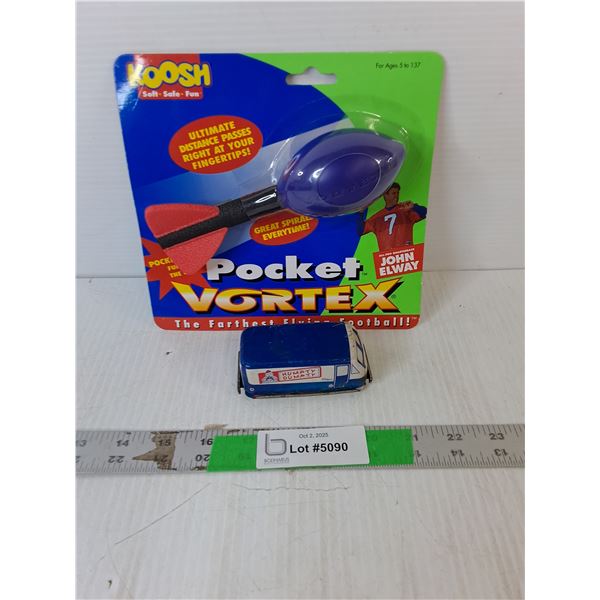 Pocket Vortex Toy & Vintage Humpty Dumpty Vehicle