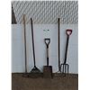 Image 1 : **Pitch Fork, Leaf Rake, Shovel, Gardening Tools - Cannot Ship