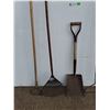 Image 2 : **Pitch Fork, Leaf Rake, Shovel, Gardening Tools - Cannot Ship