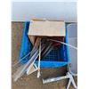 Image 2 : **Milk Crate, Caulking Gun, Plastic Bin, Gutter & Flashing, Misc - Cannot Ship