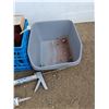 Image 4 : **Milk Crate, Caulking Gun, Plastic Bin, Gutter & Flashing, Misc - Cannot Ship