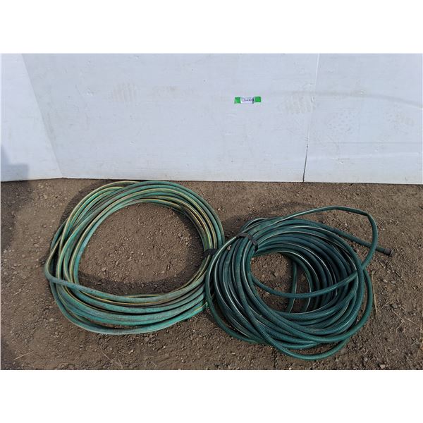 **(2) Garden Water Hoses 18', Cannot Ship