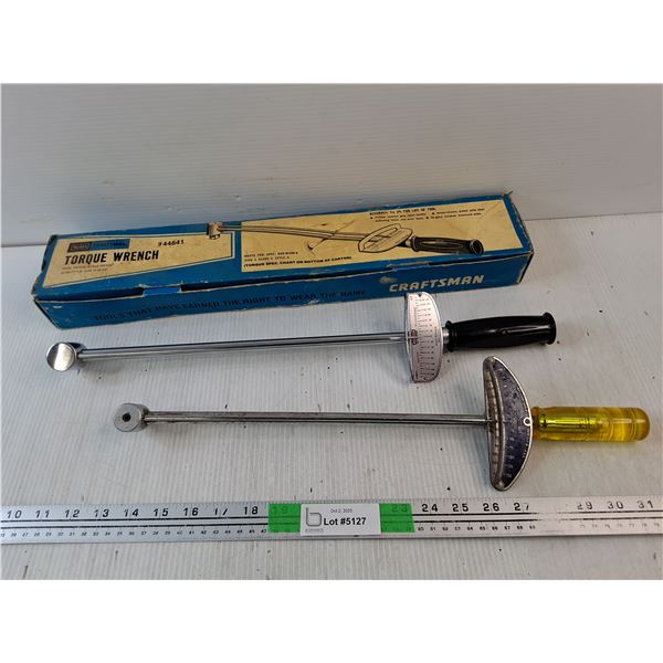 (2) Vintage Torque Wrenches