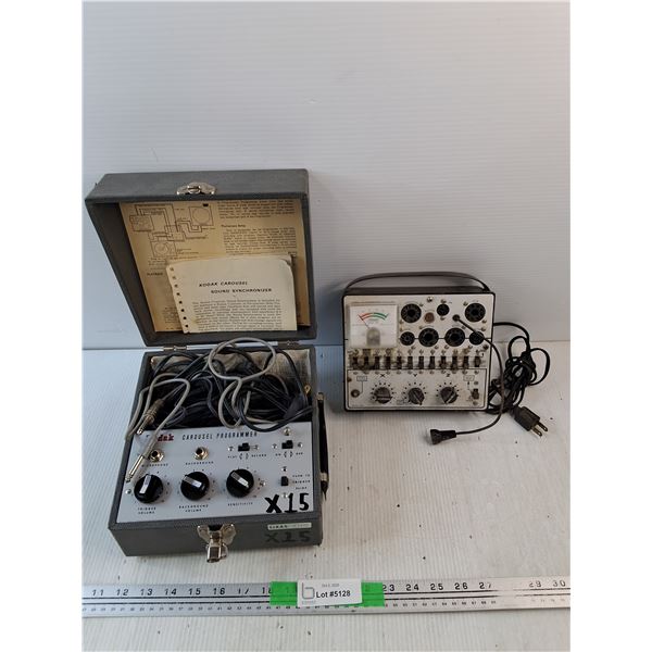 Vintage Kodak Carousel Programmer, Mercury Model 990 Tester - As Is