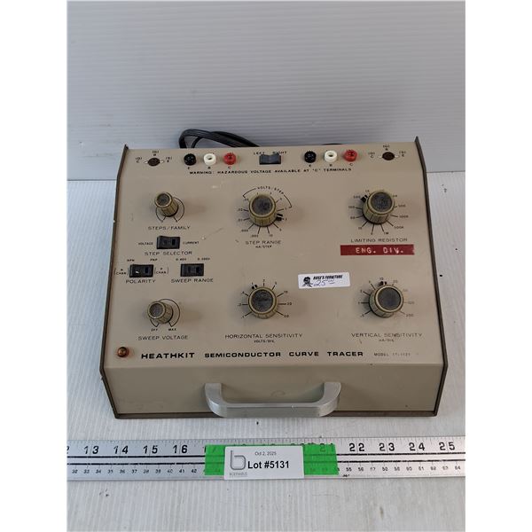 Vintage Heathkit Semiconductor Curve Tracer - As Is