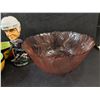 Image 5 : Clay Art Ceramic 3 Bowl Dish, Depression Glass Bowl, Mighty Ducks Figure