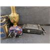 Image 5 : Vintage Record Tubes, Brass Vase, Vintage Film Camera, Elephant Ornament