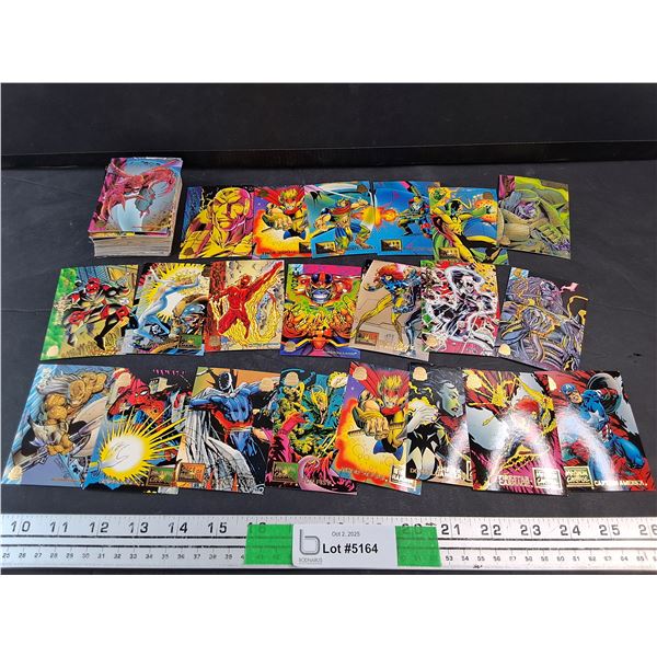 Vintage Marvel Universe Trading Cards - Authenticity Not Guaranteed