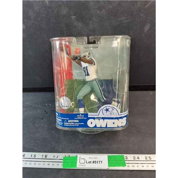 NFL Terrell Owens Football Figure - Sealed, Authenticity Not Guaranteed