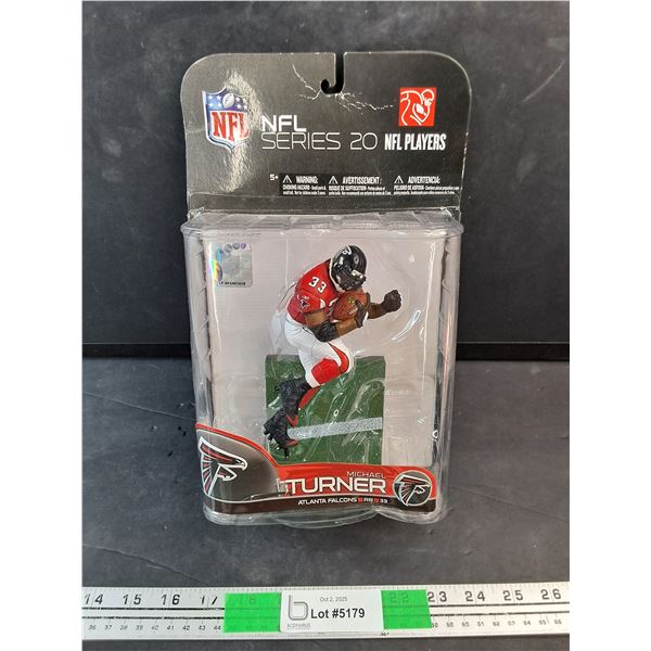 NFL Series 20 Michael Turner Football Figure - Sealed, Authenticity Not Guaranteed