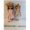 Image 1 : (2) Dolls on Stands (17in)