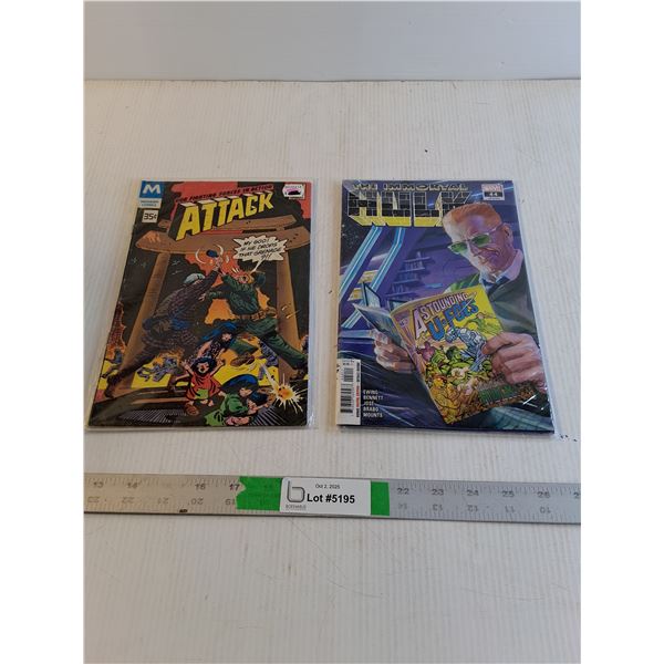 (2) Comic Books-Attack, Immortal Hulk